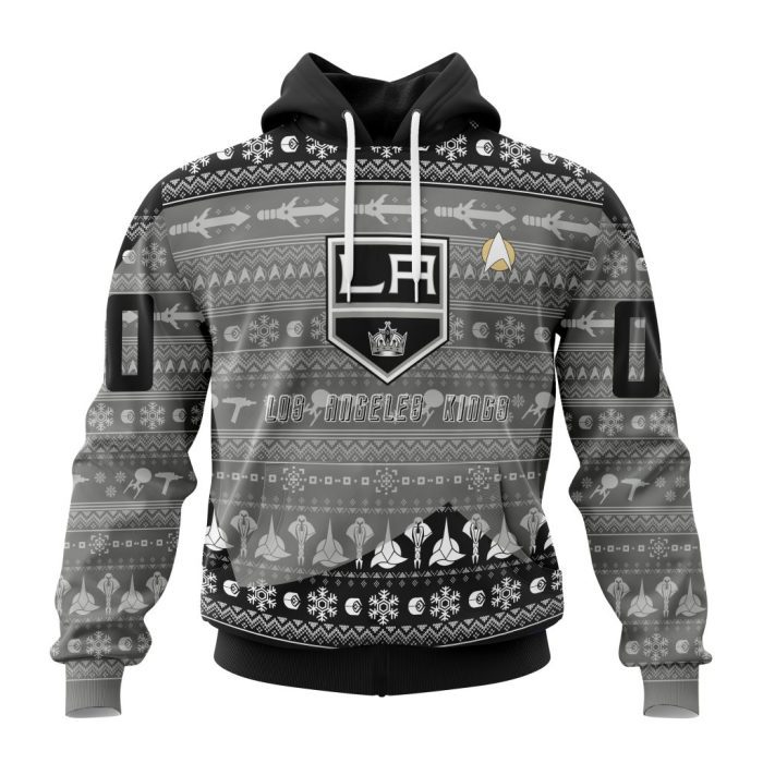 Personalized NHL Los Angeles Kings Special Star Trek Design Unisex Pullover Hoodie