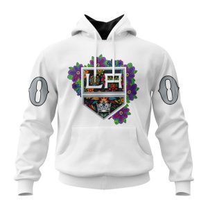 Personalized NHL Los Angeles Kings Specialized Dia De Muertos Unisex Pullover Hoodie