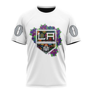 Personalized NHL Los Angeles Kings Specialized Dia De Muertos Unisex Tshirt TS5370