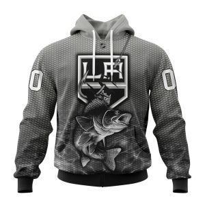 Personalized NHL Los Angeles Kings Specialized Fishing Style Unisex Pullover Hoodie
