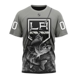 Personalized NHL Los Angeles Kings Specialized Fishing Style Unisex Tshirt TS5372
