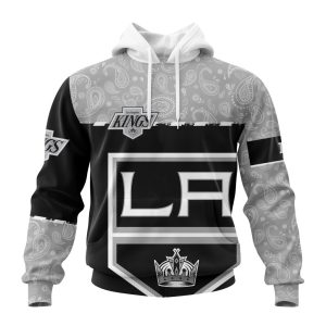 Personalized NHL Los Angeles Kings Specialized Hockey With Paisley Unisex Pullover Hoodie