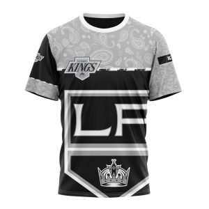 Personalized NHL Los Angeles Kings Specialized Hockey With Paisley Unisex Tshirt TS5374