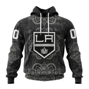 Personalized NHL Los Angeles Kings Specialized Mandala Style Unisex Pullover Hoodie