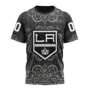 Personalized NHL Los Angeles Kings Specialized Mandala Style Unisex Tshirt TS5376