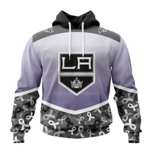 Personalized NHL Los Angeles Kings Specialized Sport Fights Again All Cancer Unisex Pullover Hoodie