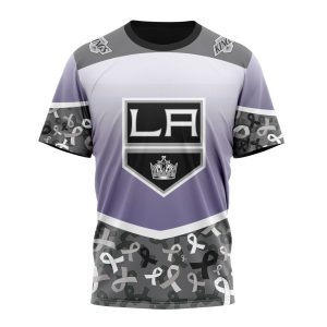 Personalized NHL Los Angeles Kings Specialized Sport Fights Again All Cancer Unisex Tshirt TS5379
