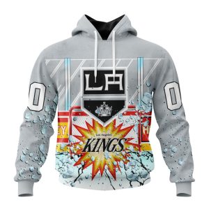 Personalized NHL Los Angeles Kings With Ice Hockey Arena Unisex Pullover Hoodie