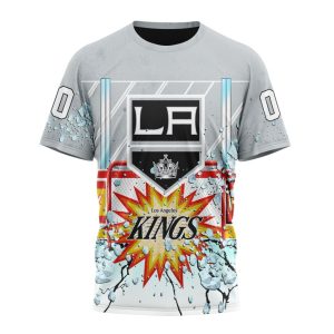 Personalized NHL Los Angeles Kings With Ice Hockey Arena Unisex Tshirt TS5386