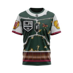Personalized NHL Los Angeles Kings X Boba Fett's Armor Unisex Tshirt TS5388