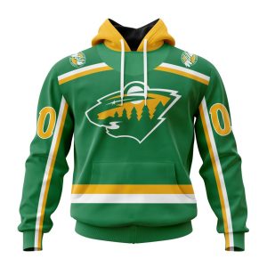 Personalized NHL Minnesota Wild Special Reverse Retro Redesign Unisex Pullover Hoodie