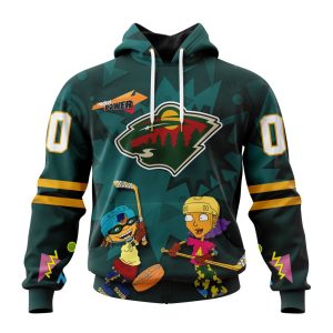 Personalized NHL Minnesota Wild Specialized For Rocket Power Unisex Pullover Hoodie