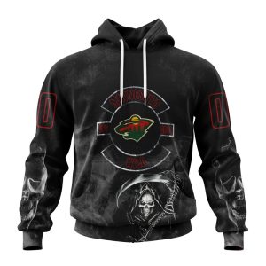 Personalized NHL Minnesota Wild Specialized Kits For Rock Night Unisex Pullover Hoodie