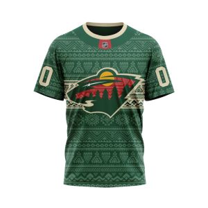 Personalized NHL Minnesota Wild Specialized Native Concepts Unisex Tshirt TS5435