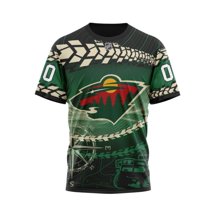 Personalized NHL Minnesota Wild Specialized Off - Road Style Unisex Tshirt TS5436