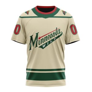 Personalized NHL Minnesota Wild Specialized Unisex Kits With Retro Concepts Tshirt TS5439