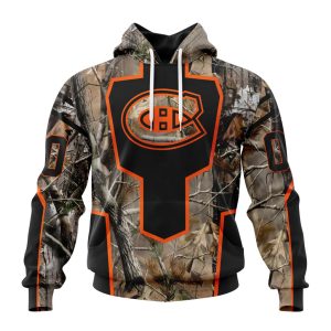 Personalized NHL Montreal Canadiens Special Camo Realtree Hunting Unisex Pullover Hoodie