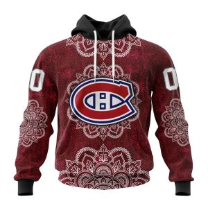 Personalized NHL Montreal Canadiens Specialized Mandala Style Unisex Pullover Hoodie