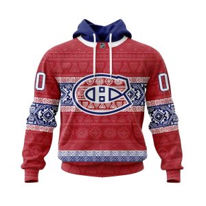 Personalized NHL Montreal Canadiens Specialized Native Conceptsr Unisex Pullover Hoodie