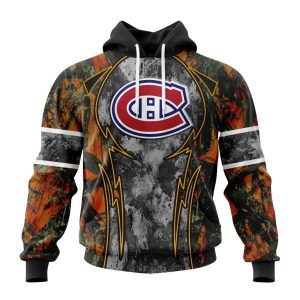 Personalized NHL Montreal Canadiens With Camo Concepts For Hungting In Forest Unisex Pullover Hoodie