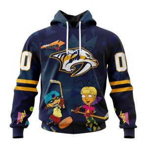 Personalized NHL Nashville Predators Specialized For Rocket Power Unisex Pullover Hoodie