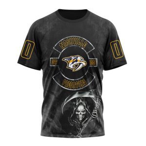 Personalized NHL Nashville Predators Specialized Kits For Rock Night Unisex Tshirt TS5549
