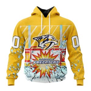 Personalized NHL Nashville Predators With Ice Hockey Arena Unisex Pullover Hoodie