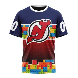 Personalized NHL New Jersey Devils Autism Awareness Design Unisex Tshirt TS5567