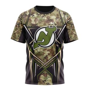 Personalized NHL New Jersey Devils Special Camo Color Design Unisex Tshirt TS5578