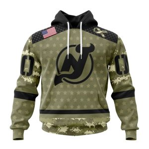 Personalized NHL New Jersey Devils Special Camo Military Appreciation Unisex Pullover Hoodie