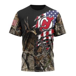 Personalized NHL New Jersey Devils Special Camo Realtree Hunting Unisex Tshirt TS5580