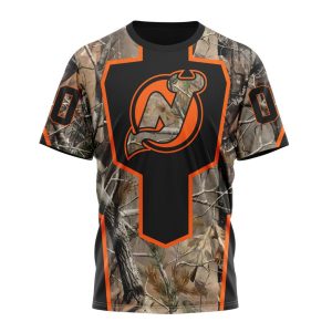 Personalized NHL New Jersey Devils Special Camo Realtree Hunting Unisex Tshirt TS5581