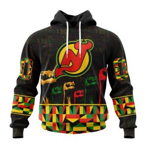 Personalized NHL New Jersey Devils Special Design Celebrate Black History Month Unisex Pullover Hoodie