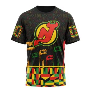 Personalized NHL New Jersey Devils Special Design Celebrate Black History Month Unisex Tshirt TS5582