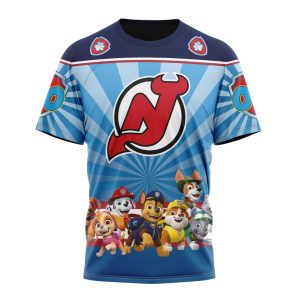 Personalized NHL New Jersey Devils Special Paw Patrol Kits Unisex Tshirt TS5590