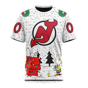 Personalized NHL New Jersey Devils Special Peanuts Design Unisex Tshirt TS5591