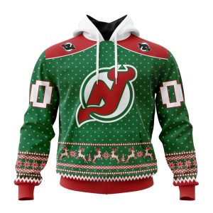 Personalized NHL New Jersey Devils Special Ugly Christmas Unisex Pullover Hoodie