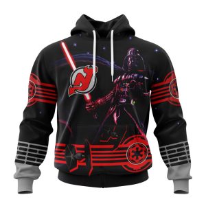 Personalized NHL New Jersey Devils Specialized Darth Vader Version Jersey Unisex Pullover Hoodie