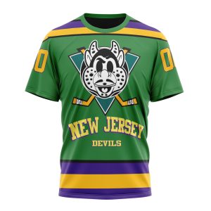 Personalized NHL New Jersey Devils Specialized Design X The Mighty Ducks Unisex Tshirt TS5601