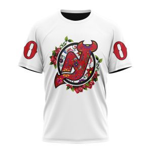 Personalized NHL New Jersey Devils Specialized Dia De Muertos Unisex Tshirt TS5602