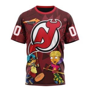 Personalized NHL New Jersey Devils Specialized For Rocket Power Unisex Tshirt TS5605