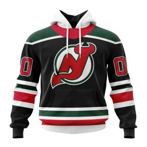 Personalized NHL New Jersey Devils Specialized Unisex Kits With Retro Concepts Unisex Pullover Hoodie