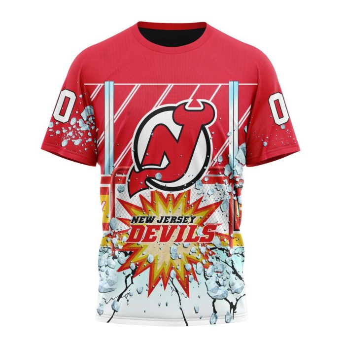 Personalized NHL New Jersey Devils With Ice Hockey Arena Unisex Tshirt TS5618