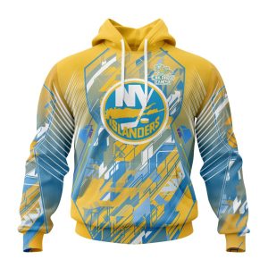 Personalized NHL New York Islanders Fearless Against Childhood Cancers Unisex Pullover Hoodie