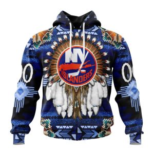Personalized NHL New York Islanders Special Native Costume Design Unisex Pullover Hoodie