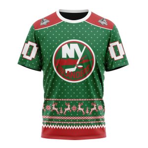 Personalized NHL New York Islanders Special Ugly Christmas Unisex Tshirt TS5654