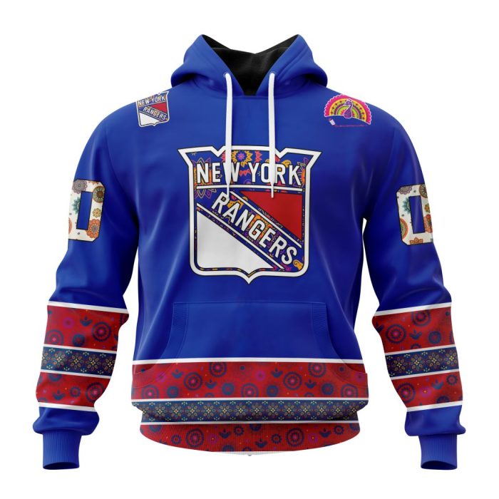 Personalized NHL New York Rangers Jersey Hockey For All Diwali Festival Unisex Pullover Hoodie