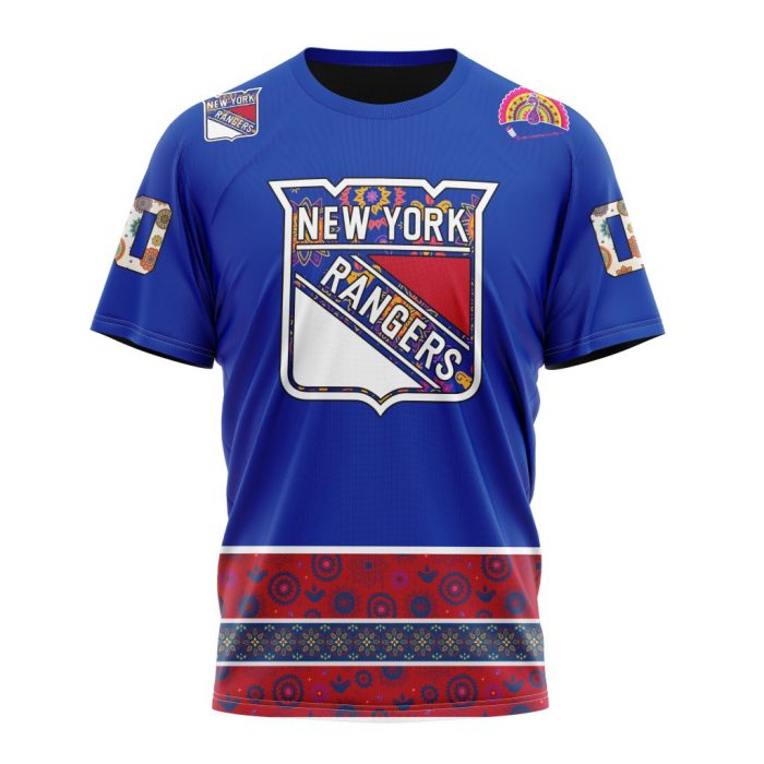 Personalized NHL New York Rangers Jersey Hockey For All Diwali Festival Unisex Tshirt TS5688