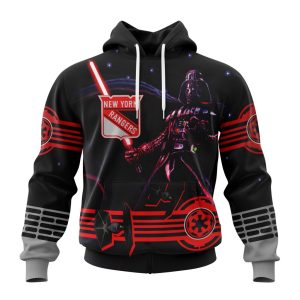Personalized NHL New York Rangers Specialized Darth Vader Version Jersey Unisex Pullover Hoodie