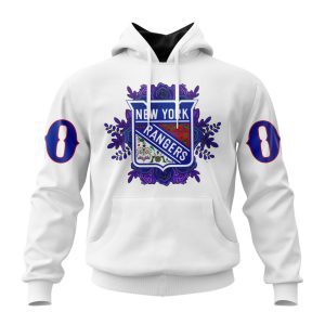 Personalized NHL New York Rangers Specialized Dia De Muertos Unisex Pullover Hoodie